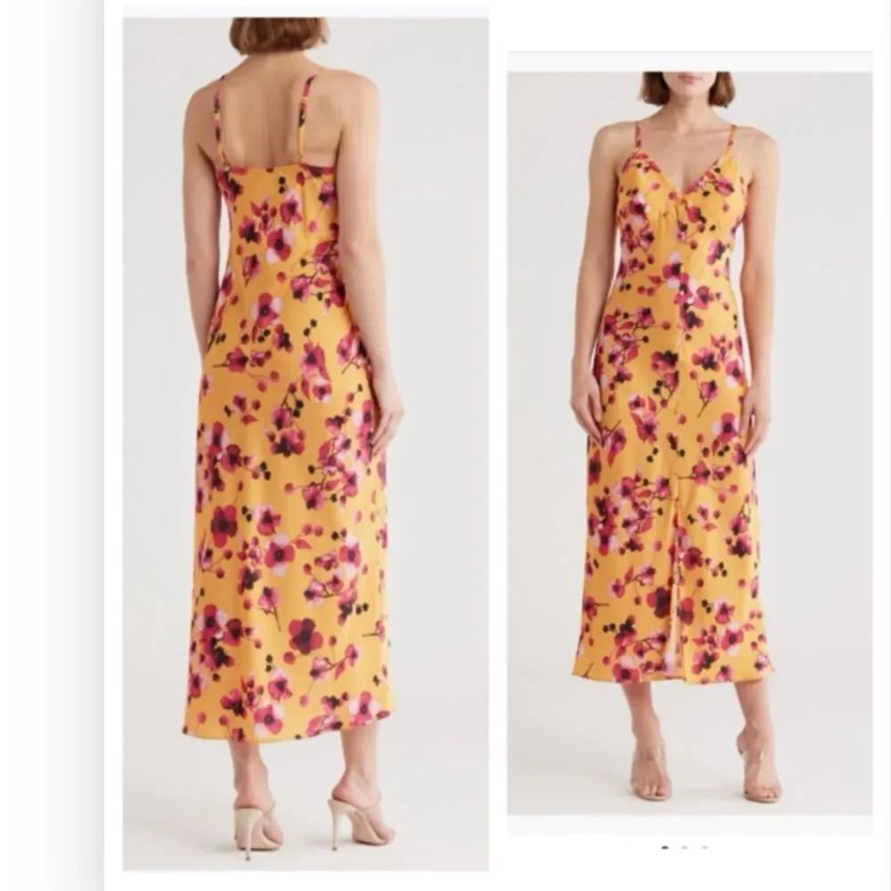 Anthropologie Hutch Floral Liddy Slip-dress $253